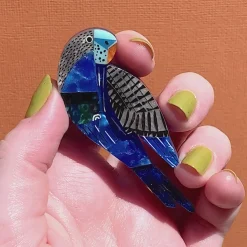 Erstwilder A Budgie Named Chirp Brooch^ Brooches
