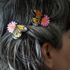 Erstwilder A Butterfly Named Flutter Hair Clips Set - 2 Piece^ Hair Clips & Claws