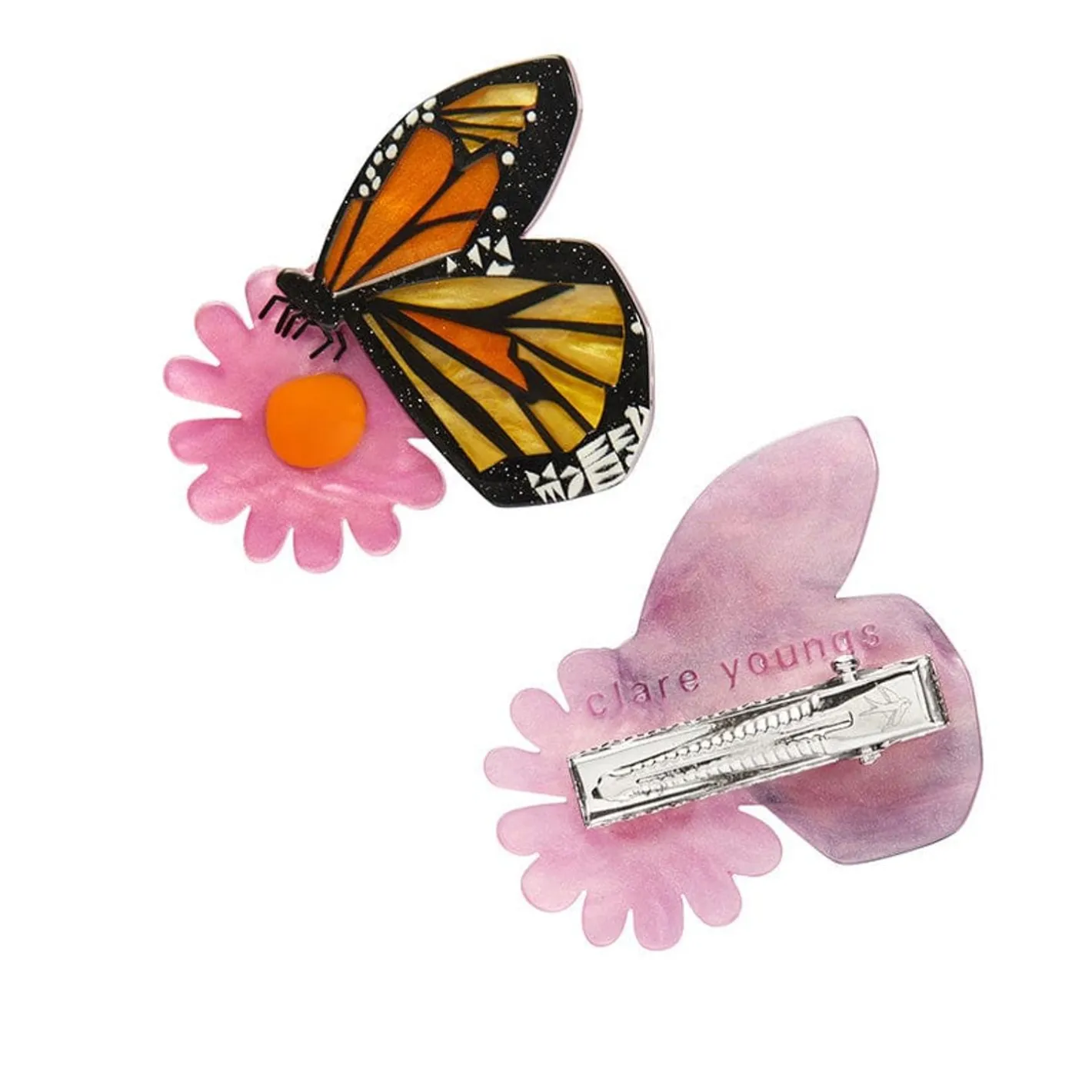 Erstwilder A Butterfly Named Flutter Hair Clips Set - 2 Piece^ Hair Clips & Claws