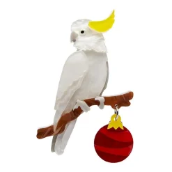 Erstwilder A Chatty Christmas Brooch^ Brooches