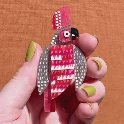 Erstwilder A Cockatoo Named Squawk Brooch^ Brooches