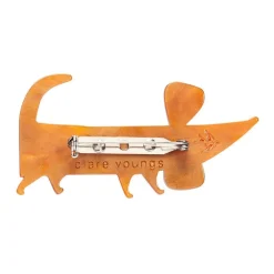 Erstwilder A Dachshund Named Bark Brooch^ Brooches