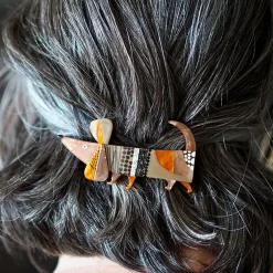 Erstwilder A Dachshund Named Bark Hair Clip Barrette^ Hair Clips & Claws
