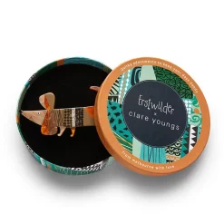 Erstwilder A Dachshund Named Bark Hair Clip Barrette^ Hair Clips & Claws