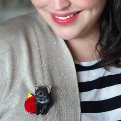 Erstwilder A Devilish Christmas Brooch^ Brooches