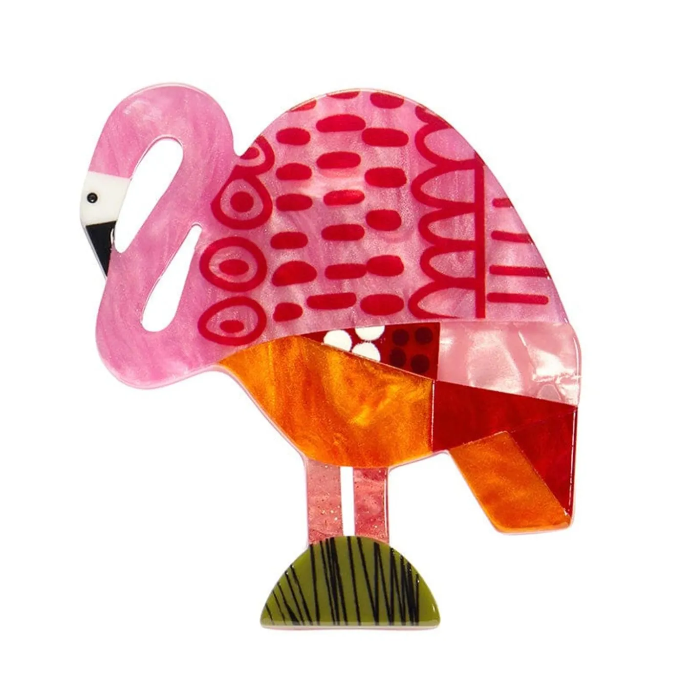 Erstwilder A Flamingo Named Honk Brooch^ Brooches