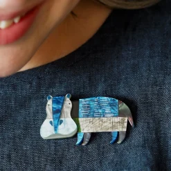 Erstwilder A Hippo Named Grunt Brooch^ Brooches
