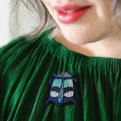 Erstwilder A Jewel Among Beetles Brooch^ Brooches