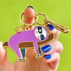 Erstwilder A Little Sluggish Enamel Key Ring^ Enamel Key Rings