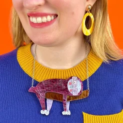 Erstwilder A Little Sluggish Necklace^ Necklaces