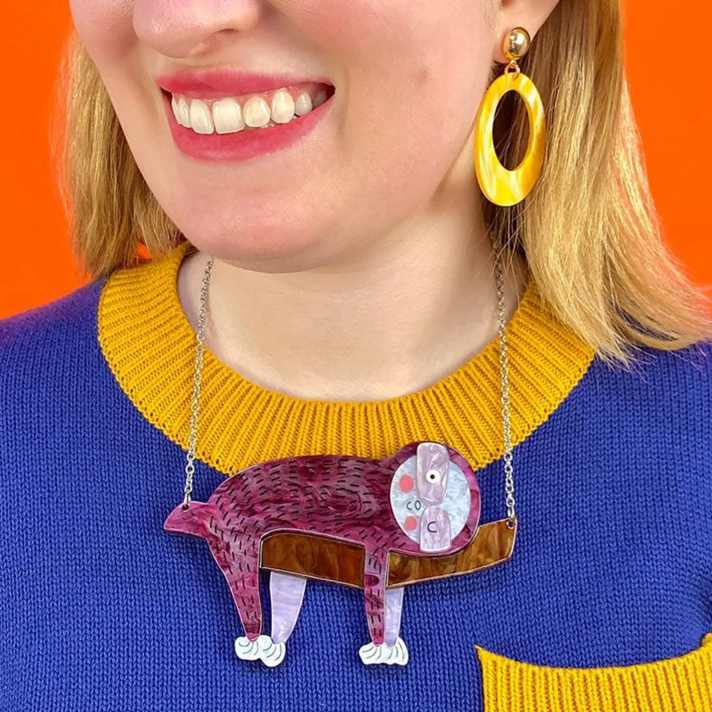 Erstwilder A Little Sluggish Necklace^ Necklaces