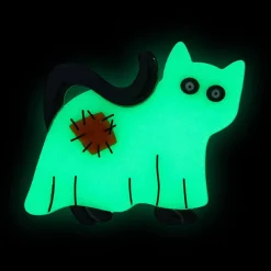 Erstwilder A Most Ghostly Kitty Brooch^ Brooches