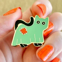 Erstwilder A Most Ghostly Kitty Enamel Pin^ Enamel Pins