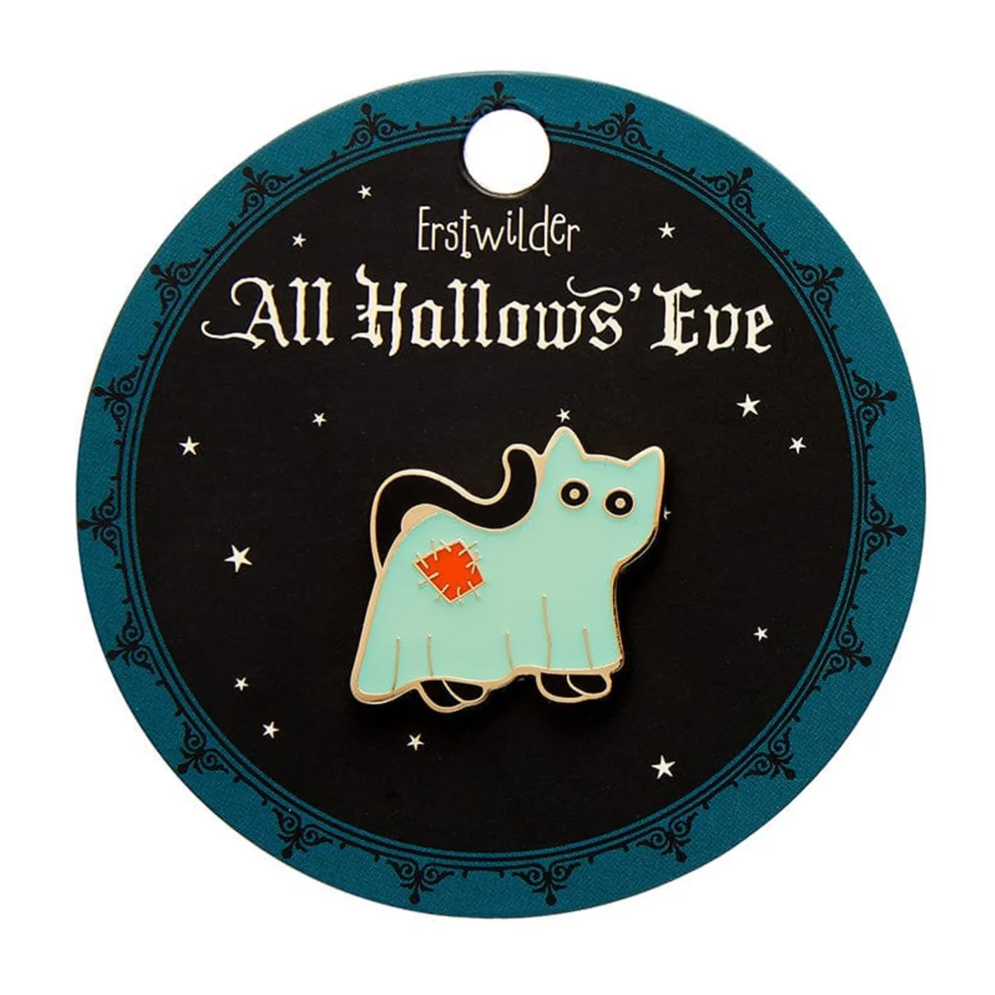 Erstwilder A Most Ghostly Kitty Enamel Pin^ Enamel Pins