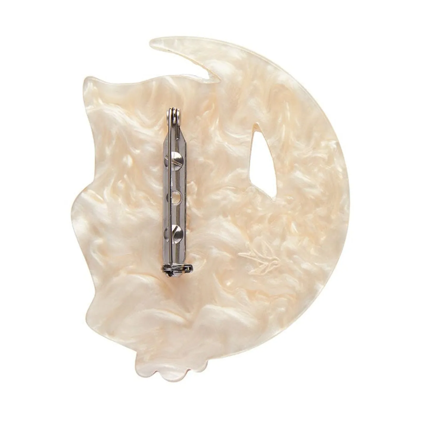 Erstwilder A Most Ghostly Owl Brooch^ Brooches