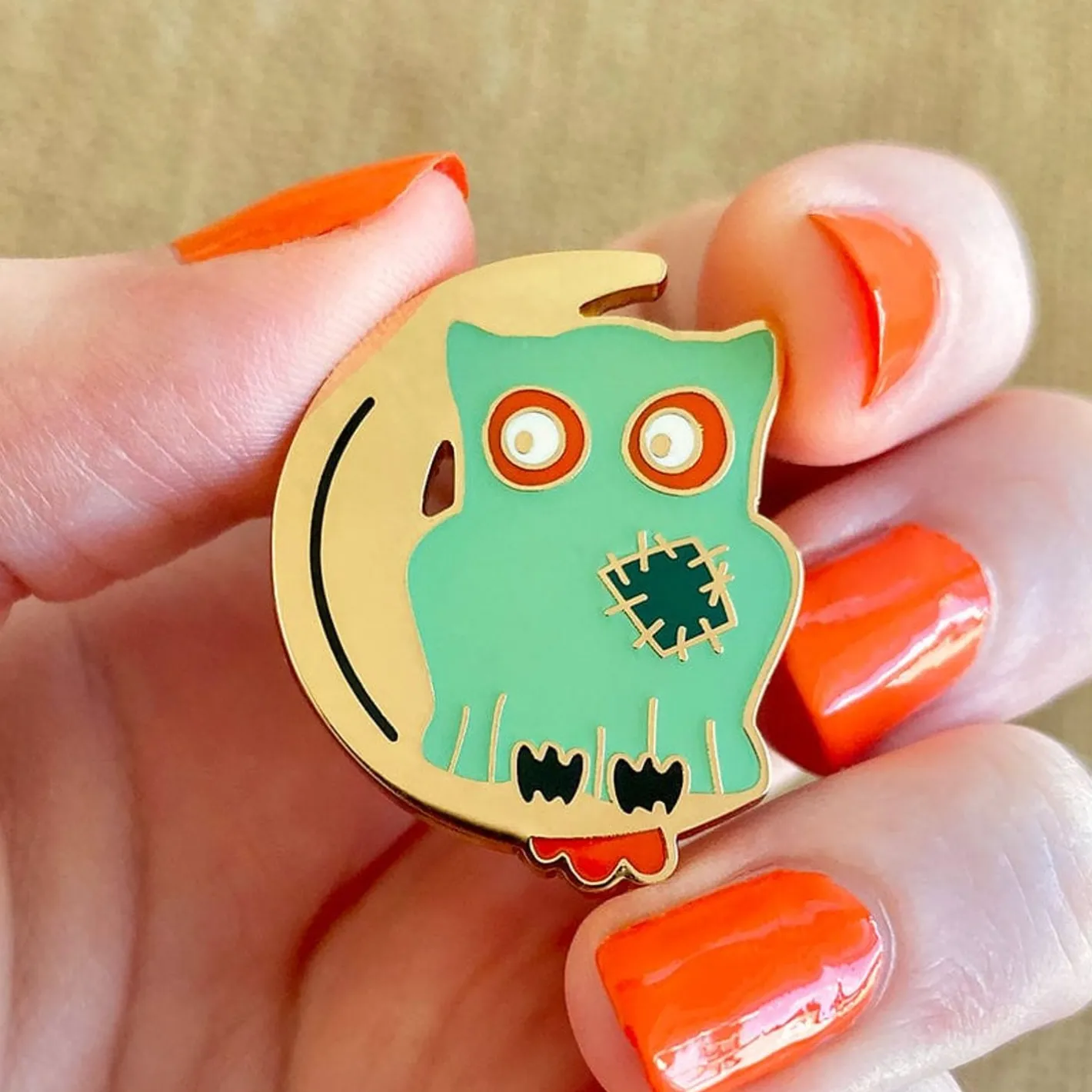Erstwilder A Most Ghostly Owl Enamel Pin^ Enamel Pins