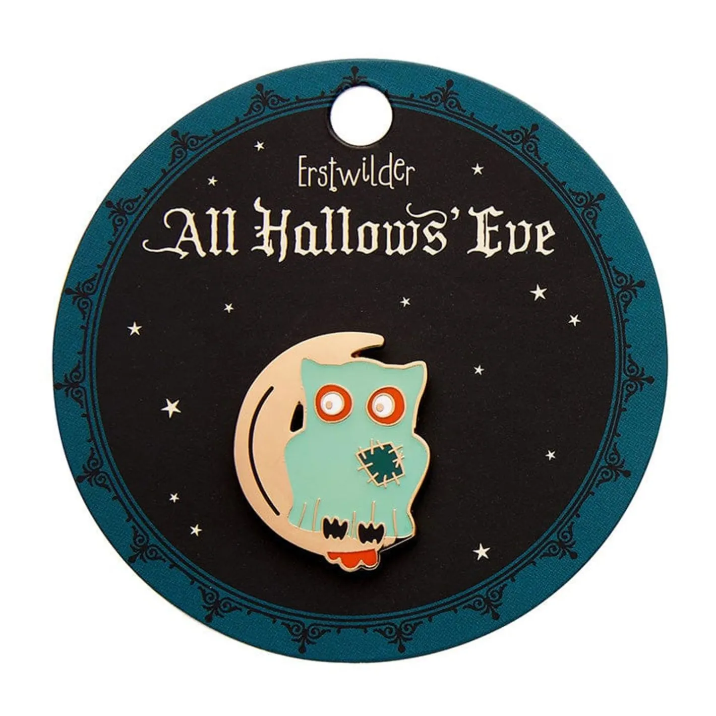 Erstwilder A Most Ghostly Owl Enamel Pin^ Enamel Pins