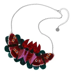 Erstwilder A Moth Amongst The Desert Peas Necklace^ Necklaces