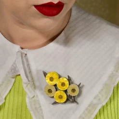 Erstwilder A Walk In The Wattle Brooch^ Brooches
