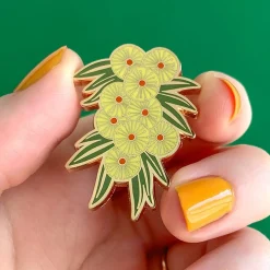 Erstwilder Acacia In Gold Enamel Pin^ Enamel Pins