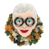 Erstwilder Adorned In Feathers Iris Brooch^ Brooches