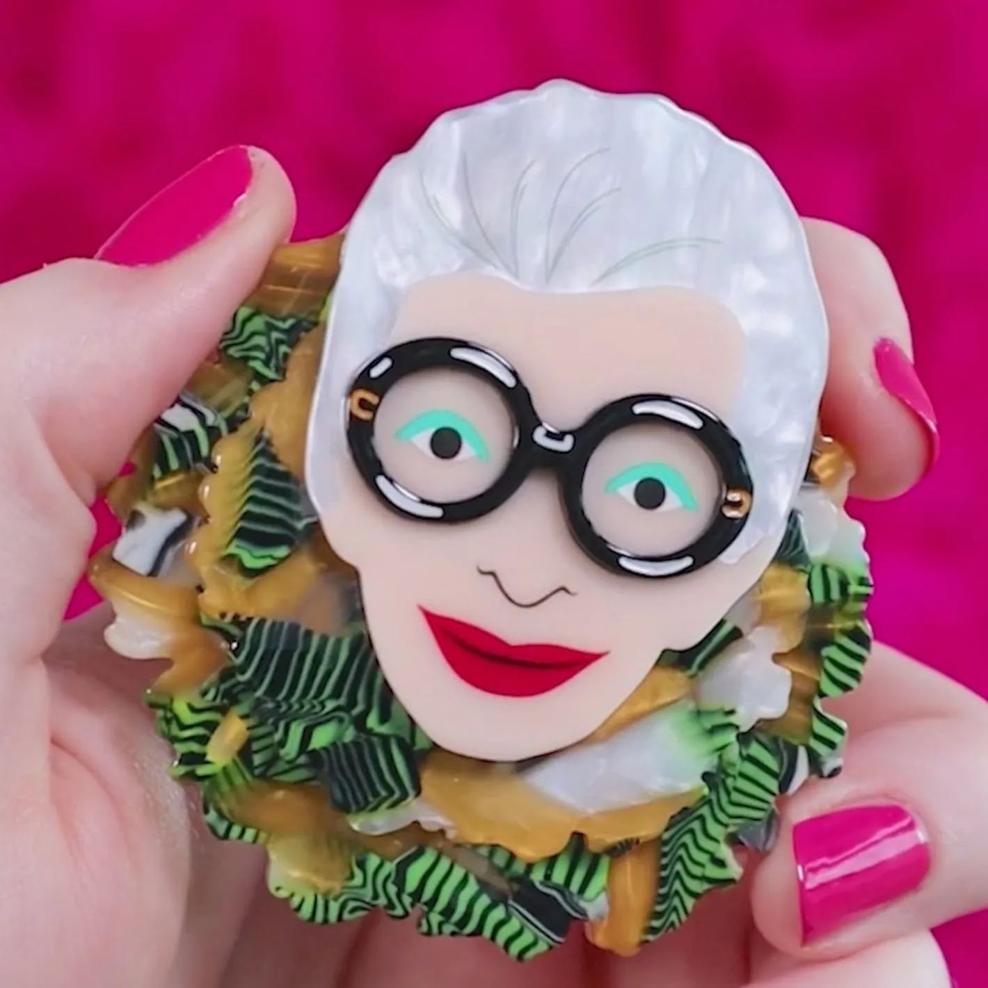 Erstwilder Adorned In Feathers Iris Brooch^ Brooches