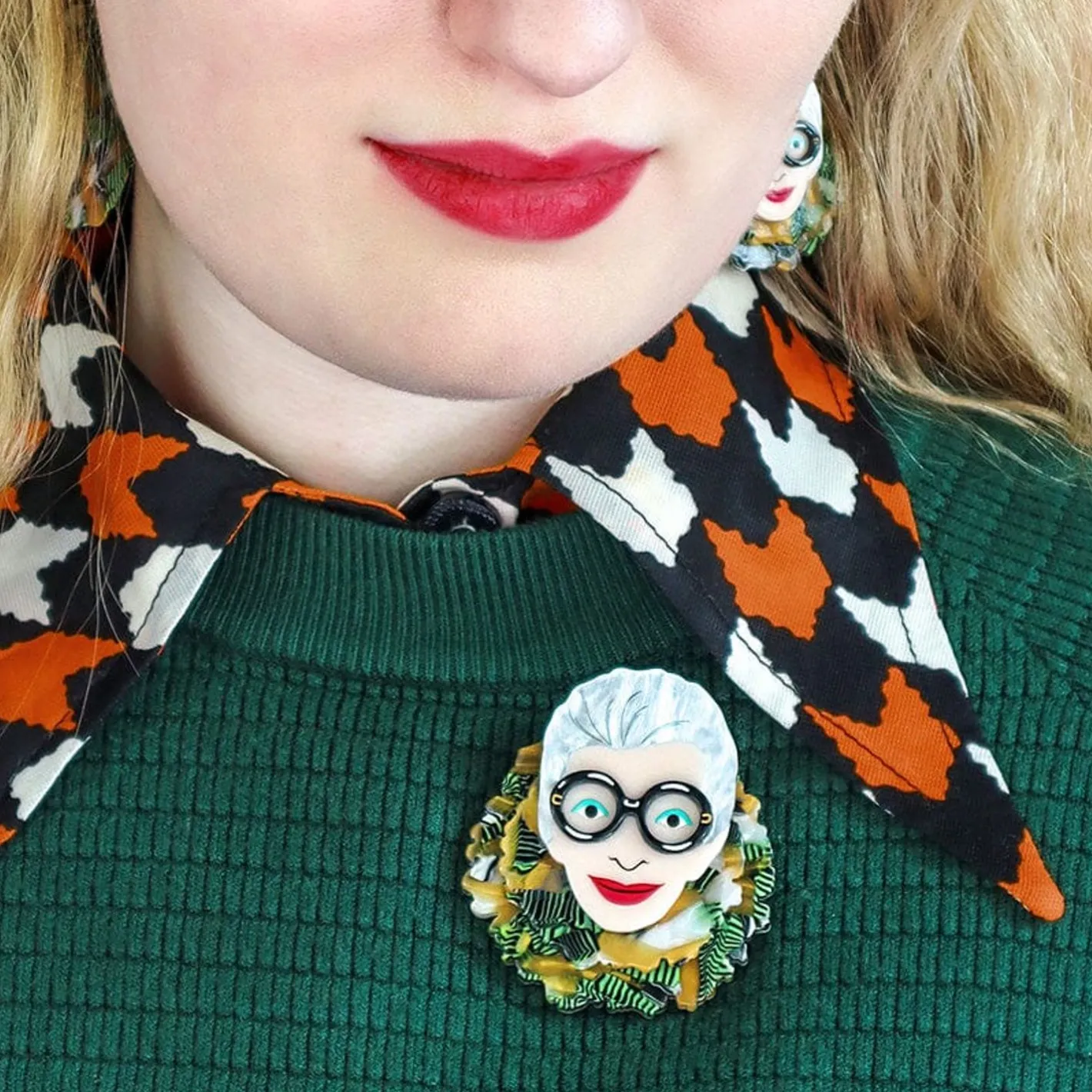 Erstwilder Adorned In Feathers Iris Brooch^ Brooches