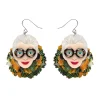 Erstwilder Adorned In Feathers Iris Drop Earrings^ Earrings
