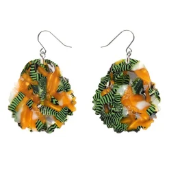 Erstwilder Adorned In Feathers Iris Drop Earrings^ Earrings