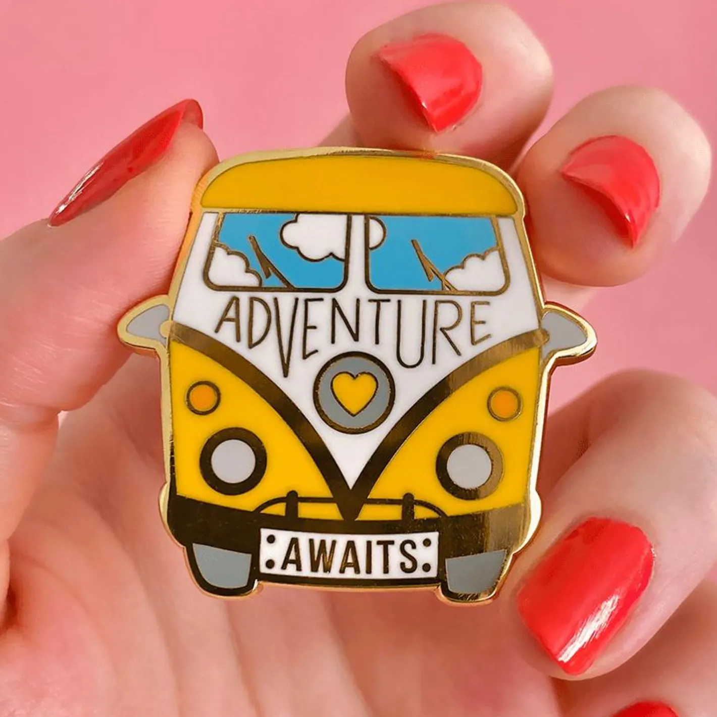 Erstwilder Adventure Awaits Enamel Pin^ Enamel Pins