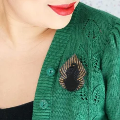 Erstwilder Ailes Noires Brooch^ Brooches