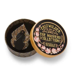Erstwilder Ailes Noires Brooch^ Brooches