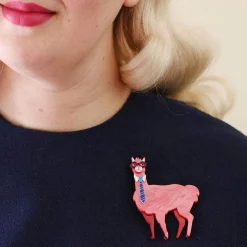 Erstwilder Alan The Alpaca Brooch^ Brooches