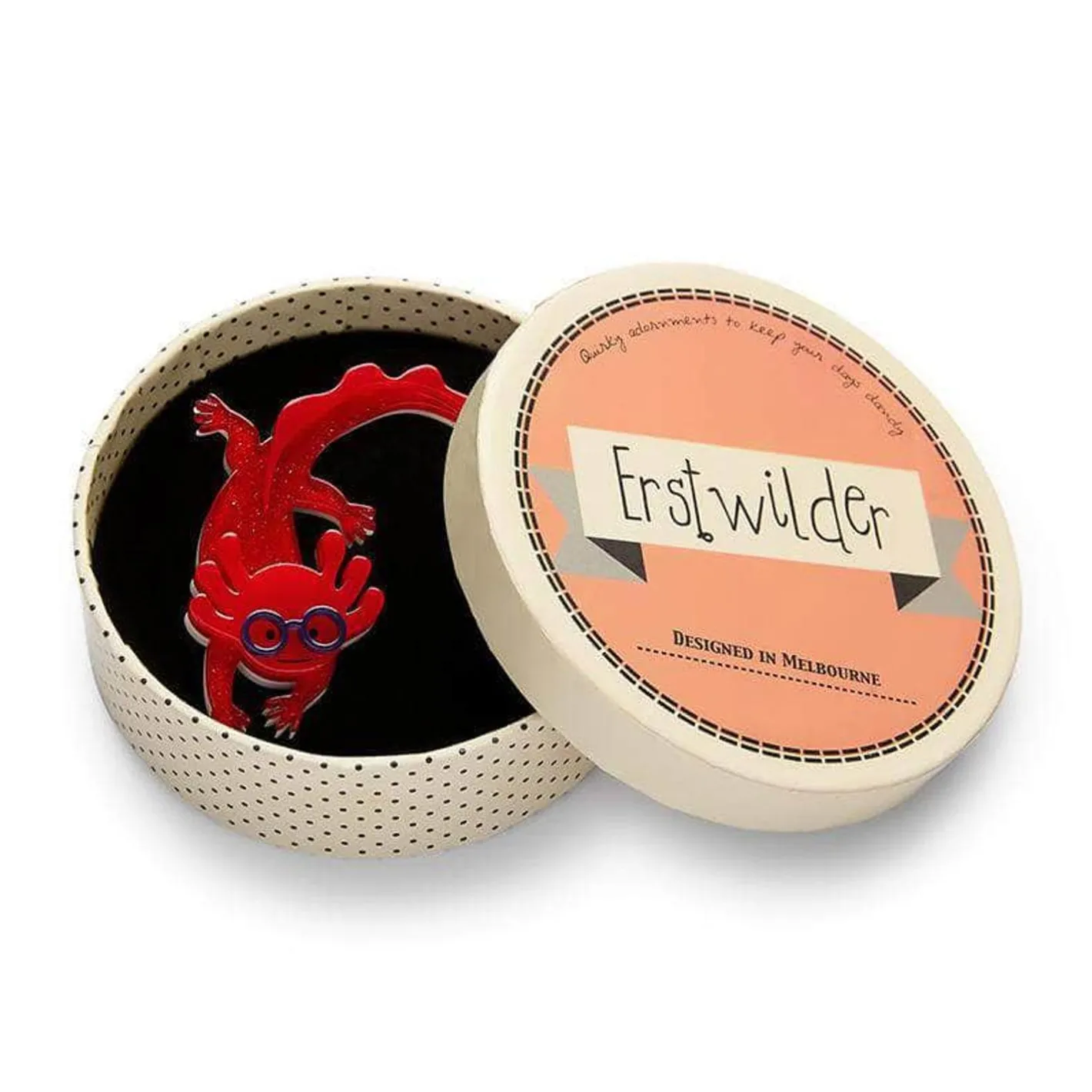 Erstwilder Alex The Axolotl Brooch^ Brooches