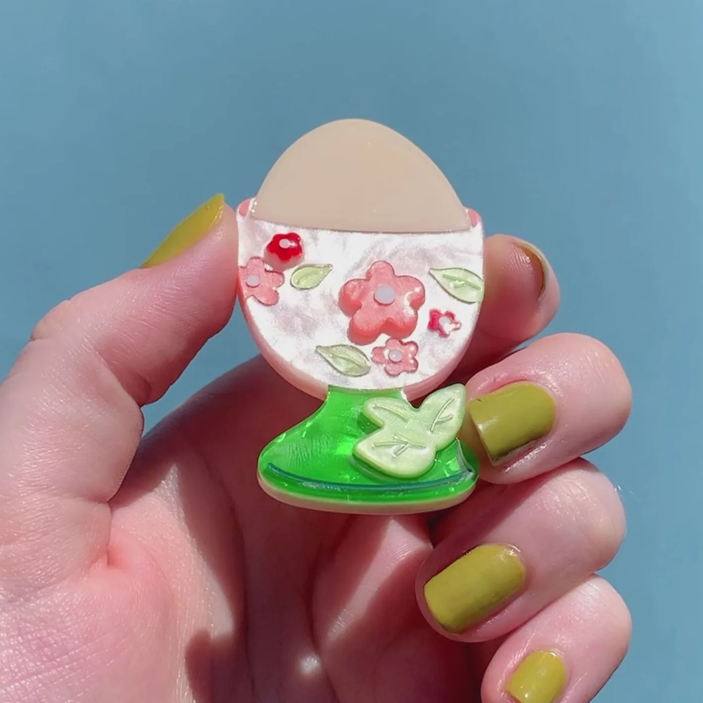 Erstwilder All Yolks Aside Brooch^ Brooches