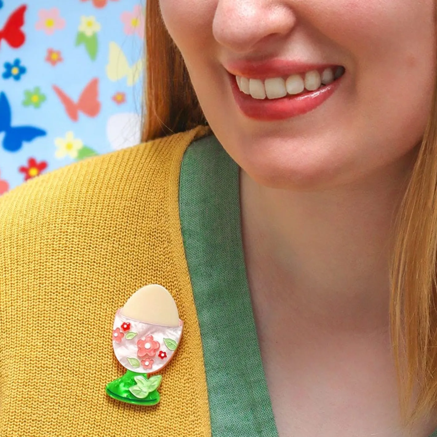 Erstwilder All Yolks Aside Brooch^ Brooches