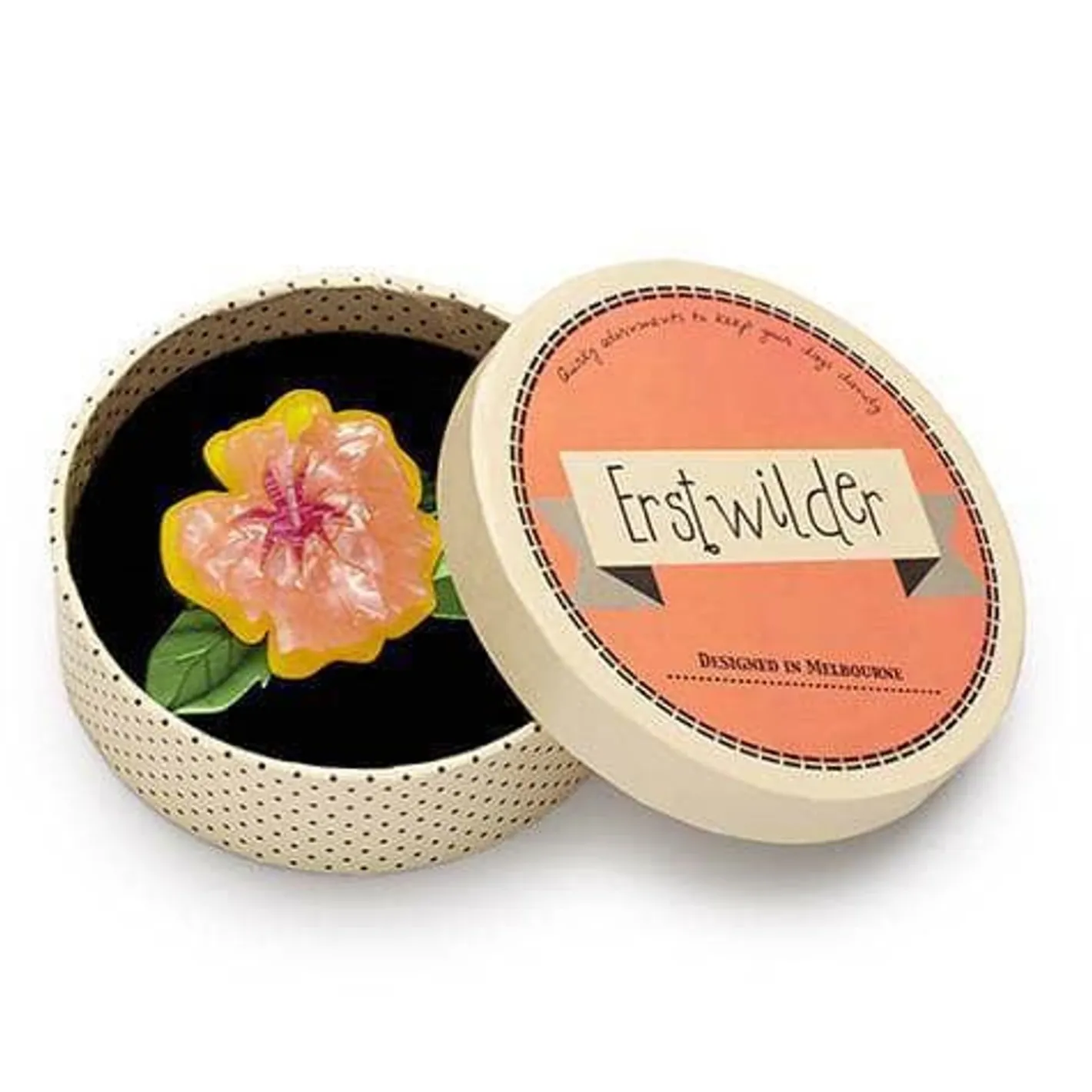 Erstwilder Alohabiscus Brooch^ Brooches