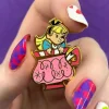 Erstwilder Always Tea Time, Alice Enamel Pin^ Enamel Pins