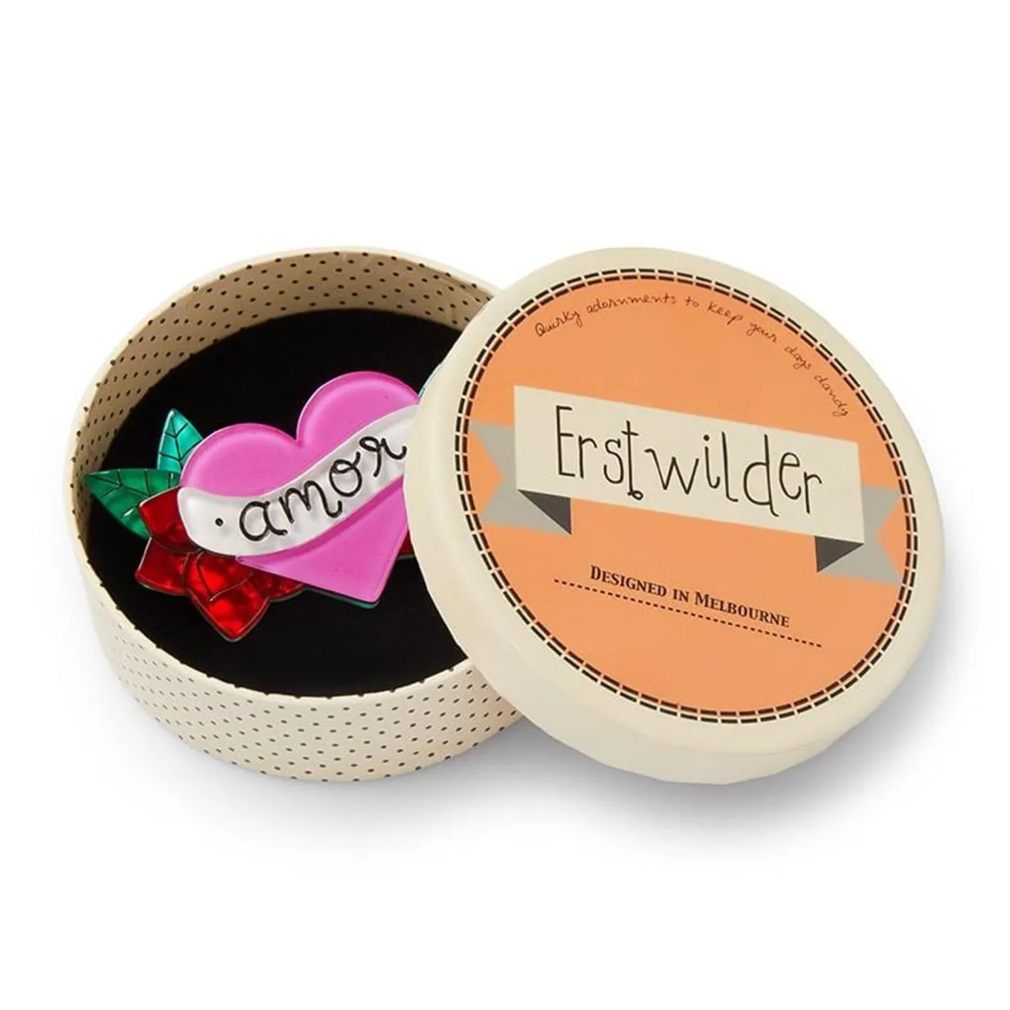 Erstwilder Amor Brooch^ Brooches