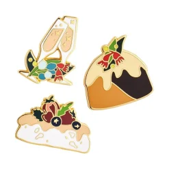 Erstwilder An Australian Christmas Food & Drink Enamel Pin Pack - 3 Piece^ Enamel Pins