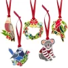 Erstwilder An Australian Christmas Ornament Pack - 5 Piece^ Tree Ornaments