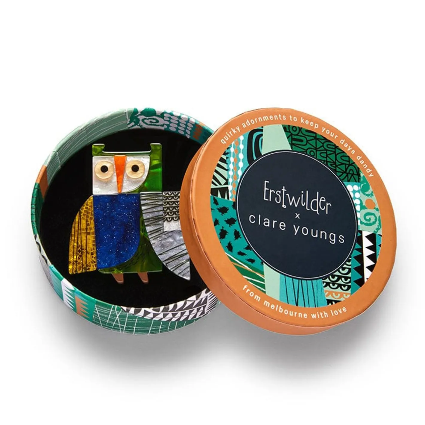 Erstwilder An Owl Named Hoot Brooch^ Brooches