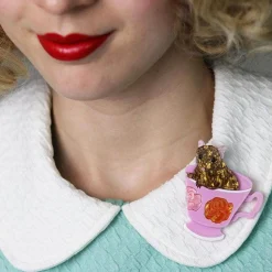 Erstwilder An-Tea-Chinus Mouse Brooch^ Brooches