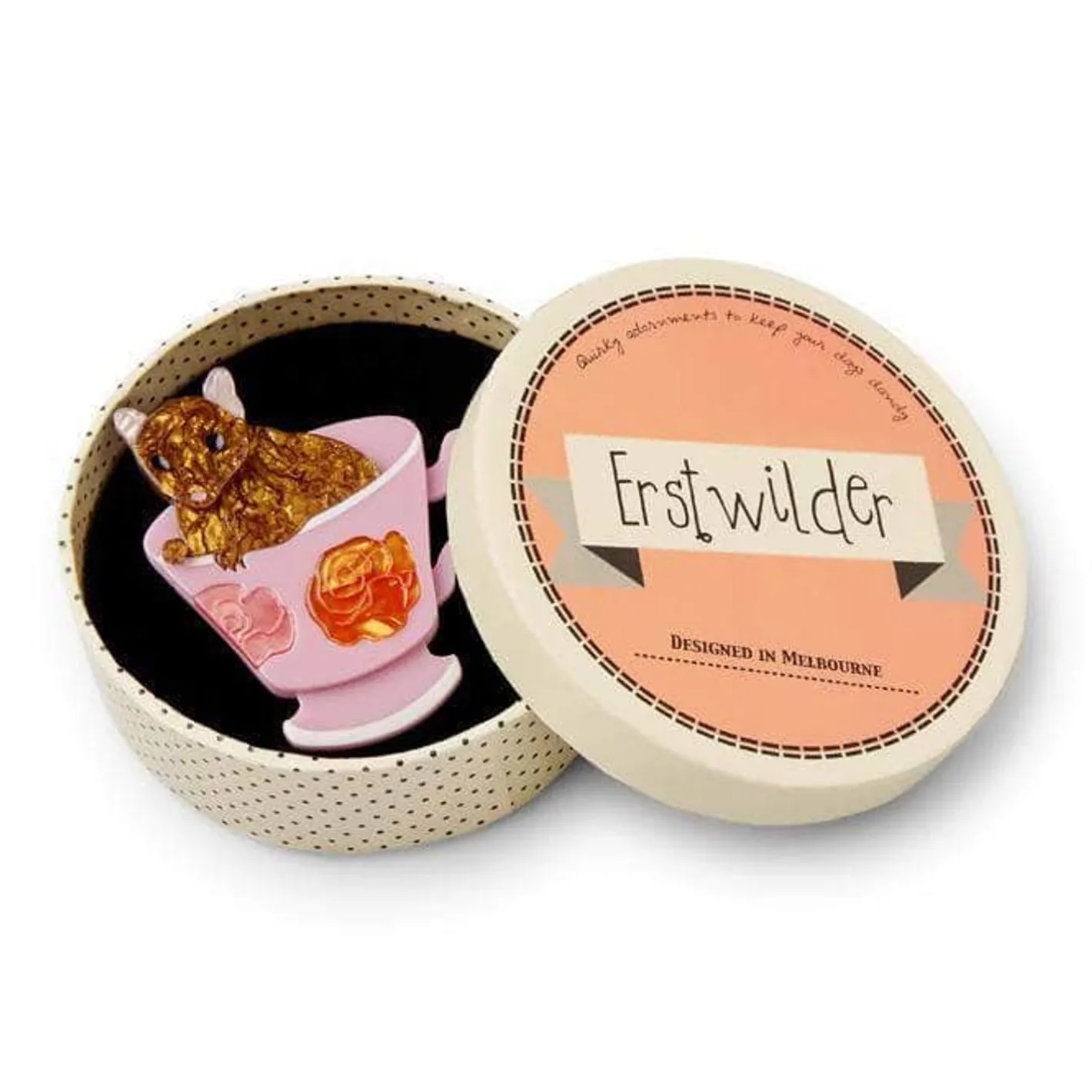 Erstwilder An-Tea-Chinus Mouse Brooch^ Brooches