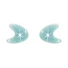 Erstwilder Atomic Boomerang Glitter Stud Earrings - Blue^ Essential Earrings