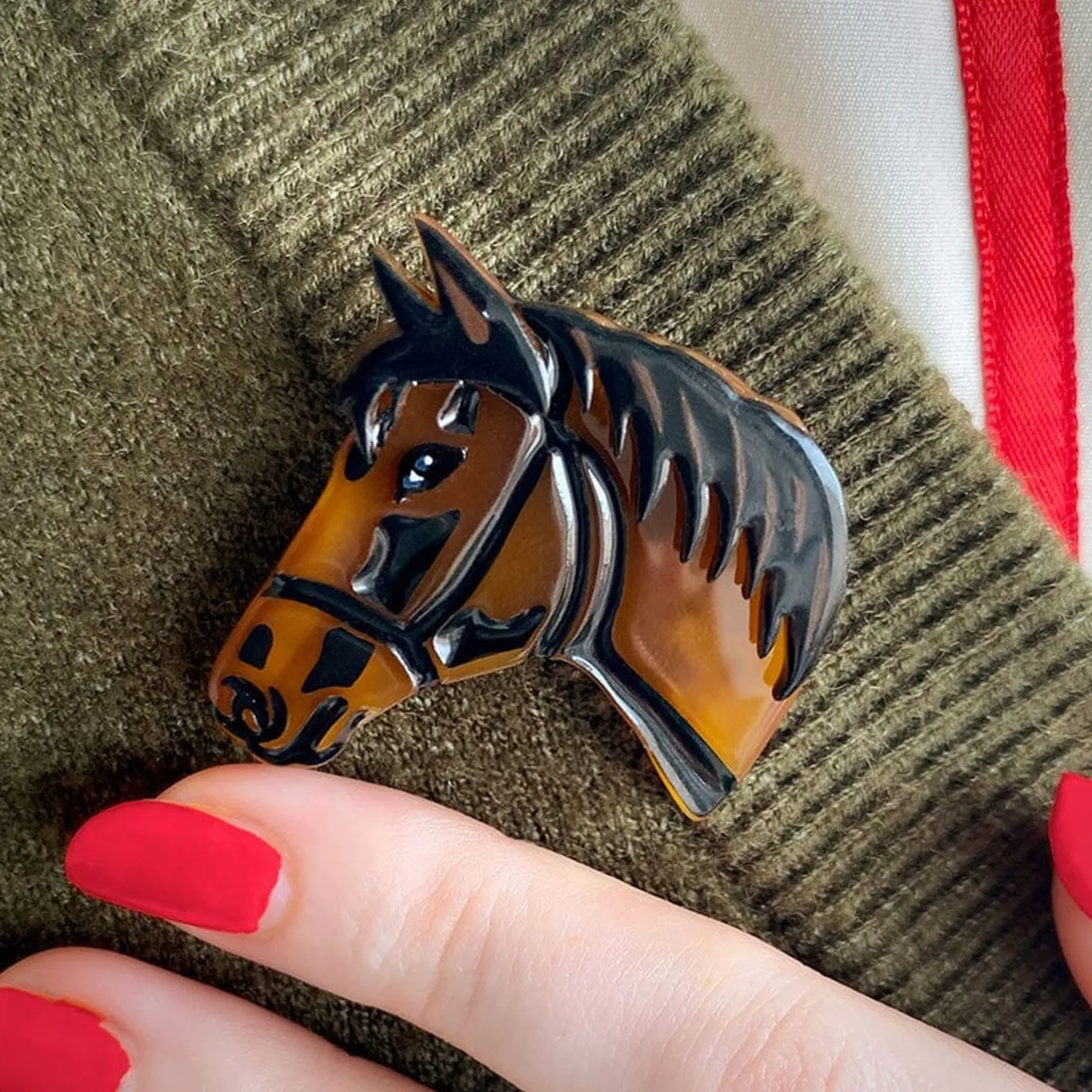 Erstwilder Australian Waler Mini Brooch^ Brooches