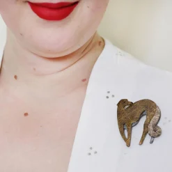 Erstwilder Autumnal Symphony Greyhound Brooch^ Brooches