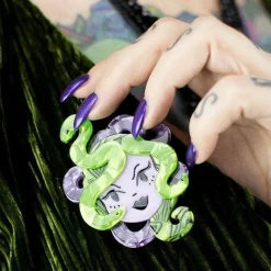 Erstwilder Avert Thy Gaze Brooch^ Brooches