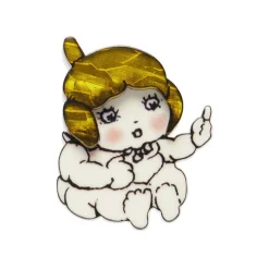 Erstwilder Baby Gumnut Mini Brooch^ Brooches