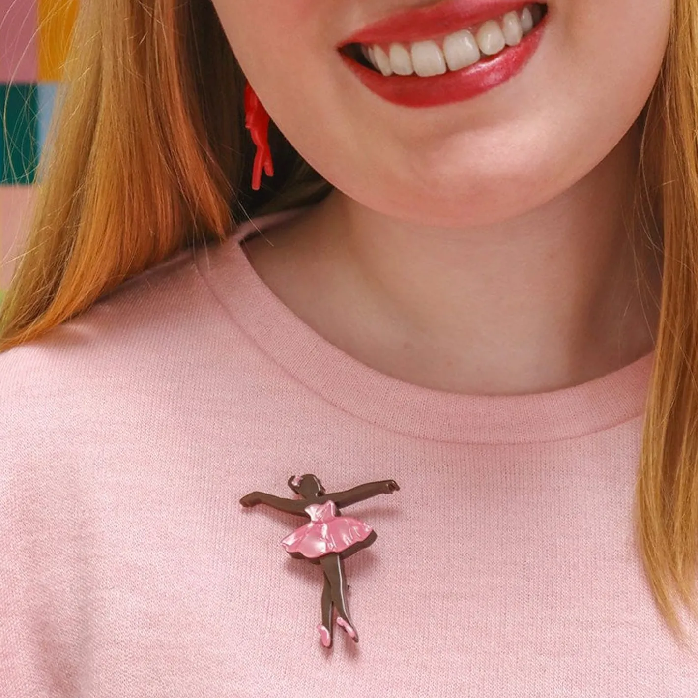 Erstwilder Ballet Russes Brooch^ Brooches